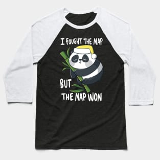 Sleepy Panda Baseball T-Shirt